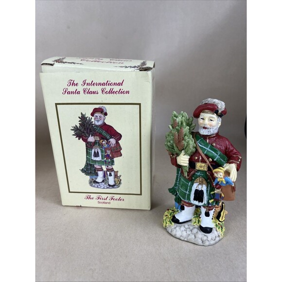 VTG The International Santa Claus Collection Lot of 2 England & Scotland w/Boxes - Picture 6 of 9